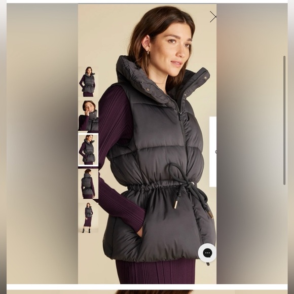 Save the Duck WOMEN'S VEST REN IN EDEL IN BLACK Small NWT - Picture 3 of 10